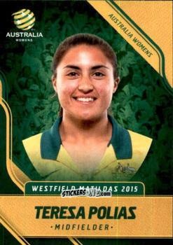 Sticker Teresa Polias - Football Australia Trading Cards 2015-2016 n. 33 - Tap'N'Play