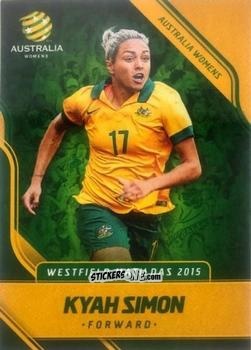 Figurina Kyah Simon - Football Australia Trading Cards 2015-2016 n. 36 - Tap'N'Play