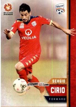 Sticker Sergio Cirio - Football Australia Trading Cards 2015-2016 n. 43 - Tap'N'Play