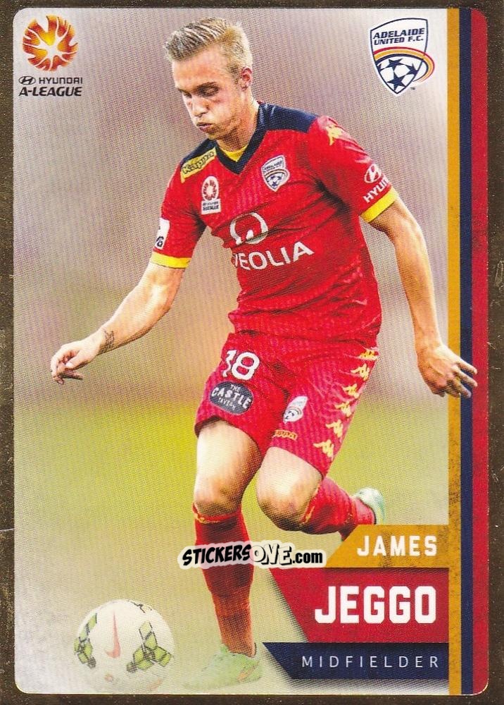 Sticker James Jeggo - Football Australia Trading Cards 2015-2016 n. 49g - Tap'N'Play