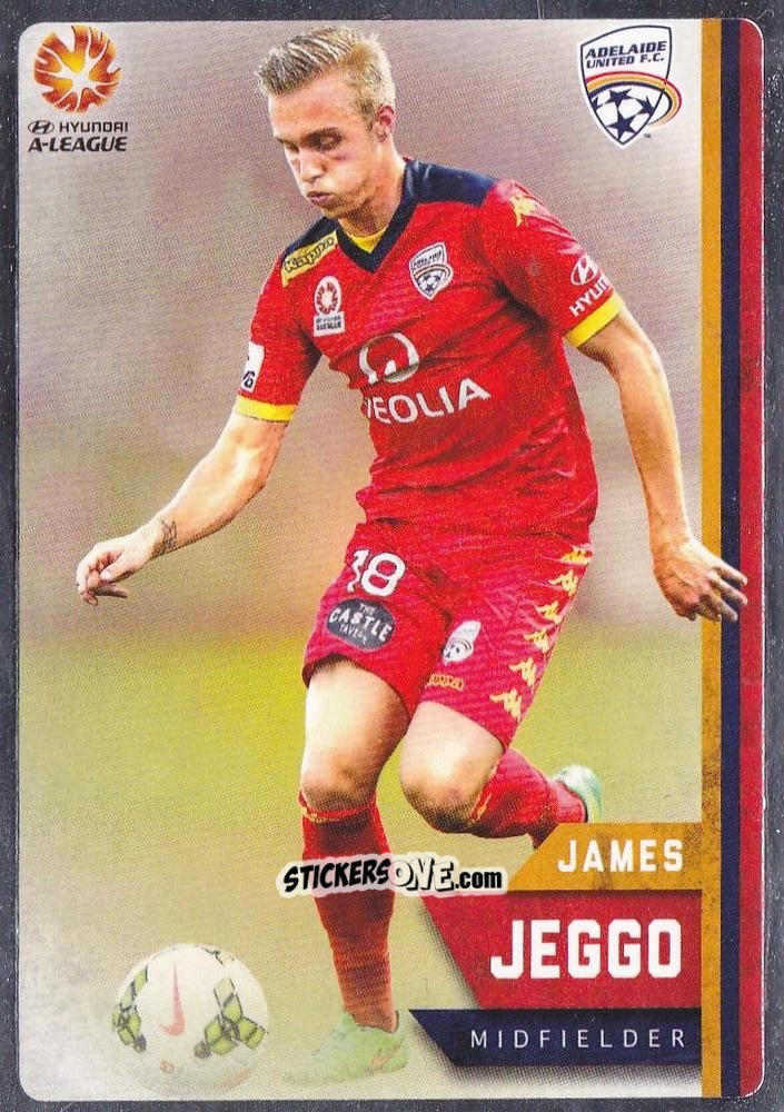 Sticker James Jeggo - Football Australia Trading Cards 2015-2016 n. 49s - Tap'N'Play