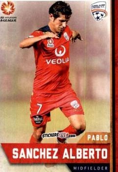 Sticker Pablo Sanchez Alberto - Football Australia Trading Cards 2015-2016 n. 55 - Tap'N'Play