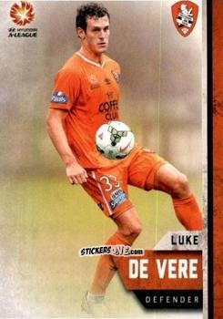 Figurina Luke De Vere - Football Australia Trading Cards 2015-2016 n. 62 - Tap'N'Play