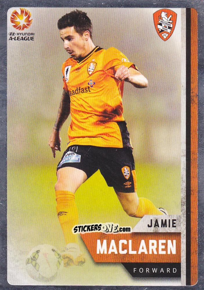 Figurina Jamie Maclaren - Football Australia Trading Cards 2015-2016 n. 65s - Tap'N'Play