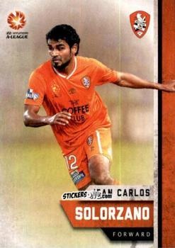 Figurina Jean Carlos Solorzano - Football Australia Trading Cards 2015-2016 n. 70 - Tap'N'Play