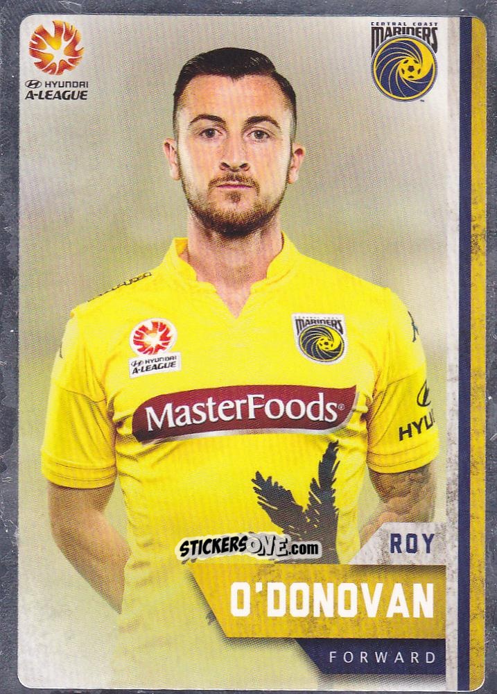 Figurina Roy O'Donovan - Football Australia Trading Cards 2015-2016 n. 82s - Tap'N'Play