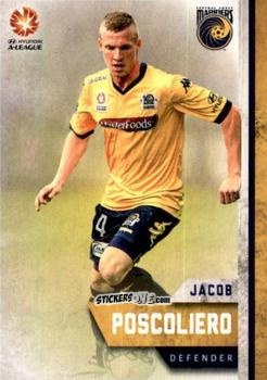 Figurina Jacob Poscoliero - Football Australia Trading Cards 2015-2016 n. 83 - Tap'N'Play