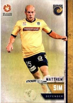 Figurina Matthew Sim - Football Australia Trading Cards 2015-2016 n. 87 - Tap'N'Play
