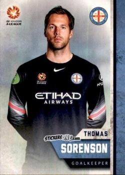 Figurina Thomas Sorenson - Football Australia Trading Cards 2015-2016 n. 102 - Tap'N'Play