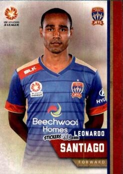 Sticker Leonardo Santiago - Football Australia Trading Cards 2015-2016 n. 136 - Tap'N'Play