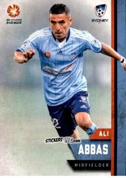 Sticker Ali Abbas - Football Australia Trading Cards 2015-2016 n. 154 - Tap'N'Play