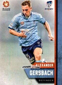 Sticker Alexander Gersbach - Football Australia Trading Cards 2015-2016 n. 159 - Tap'N'Play