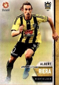 Sticker Albert Riera - Football Australia Trading Cards 2015-2016 n. 181 - Tap'N'Play