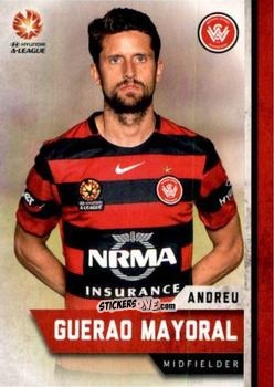 Sticker Andreu Guerao Mayoral - Football Australia Trading Cards 2015-2016 n. 191 - Tap'N'Play