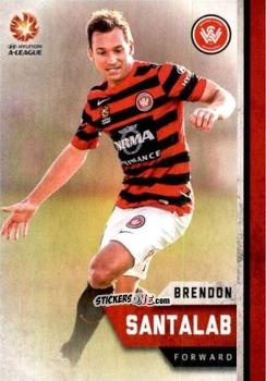 Figurina Brendon Santalab - Football Australia Trading Cards 2015-2016 n. 198 - Tap'N'Play