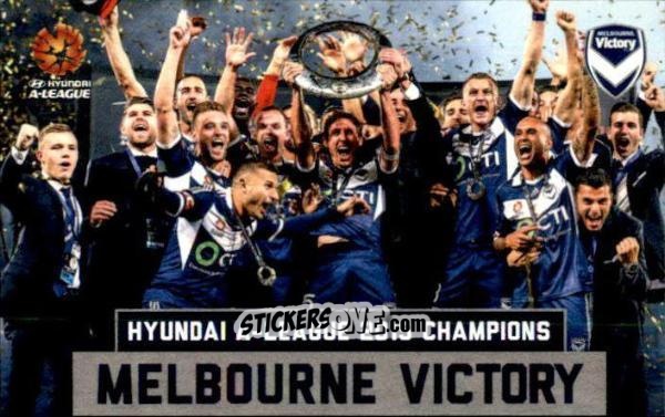 Sticker Melbourne Victory - Football Australia Trading Cards 2015-2016 n. C-01 - Tap'N'Play