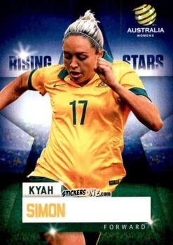 Figurina Kyah Simon - Football Australia Trading Cards 2015-2016 n. RS-02 - Tap'N'Play