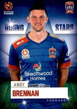 Sticker Andy Brennan - Football Australia Trading Cards 2015-2016 n. RS-08 - Tap'N'Play