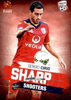 Sticker Sergio Cirio - Football Australia Trading Cards 2015-2016 n. SH-03 - Tap'N'Play