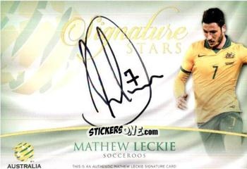 Figurina Mathew Leckie - Football Australia Trading Cards 2015-2016 n. SS-01 - Tap'N'Play