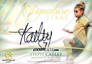 Figurina Steph Catley - Football Australia Trading Cards 2015-2016 n. SS-02 - Tap'N'Play