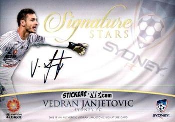Sticker Vedran Janjetovic - Football Australia Trading Cards 2015-2016 n. SS-10 - Tap'N'Play