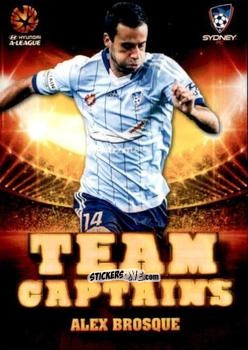 Sticker Alex Brosque - Football Australia Trading Cards 2015-2016 n. TC-10 - Tap'N'Play
