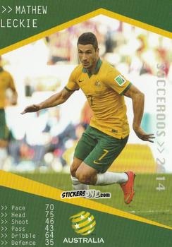 Figurina Mathew Leckie - Football Australia Trading Cards 2014-2015 n. 175 - Tap'N'Play
