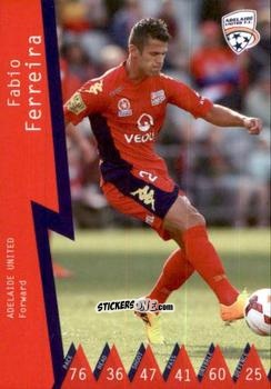 Sticker Fabio Ferreira - Football Australia Trading Cards 2014-2015 n. 5 - Tap'N'Play