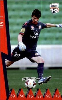 Sticker John Hall - Football Australia Trading Cards 2014-2015 n. 7 - Tap'N'Play