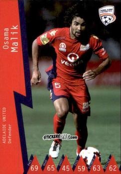 Sticker Osama Malik - Football Australia Trading Cards 2014-2015 n. 10 - Tap'N'Play