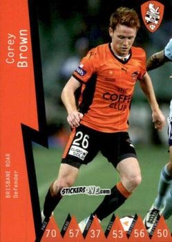 Figurina Corey Brown - Football Australia Trading Cards 2014-2015 n. 14 - Tap'N'Play