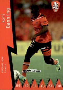 Figurina Kofi Danning - Football Australia Trading Cards 2014-2015 n. 16 - Tap'N'Play