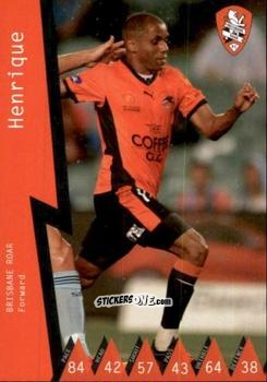 Figurina Henrique De Andrade Silva - Football Australia Trading Cards 2014-2015 n. 17 - Tap'N'Play