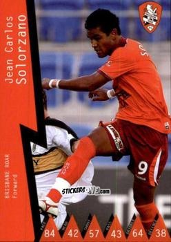 Figurina Jean Carlos Solorzano - Football Australia Trading Cards 2014-2015 n. 25 - Tap'N'Play