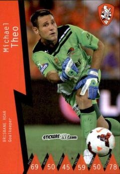 Sticker Michael Theo - Football Australia Trading Cards 2014-2015 n. 27 - Tap'N'Play