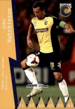 Figurina John Hutchinson - Football Australia Trading Cards 2014-2015 n. 33 - Tap'N'Play