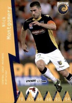 Figurina Nick  Montgomery - Football Australia Trading Cards 2014-2015 n. 40 - Tap'N'Play