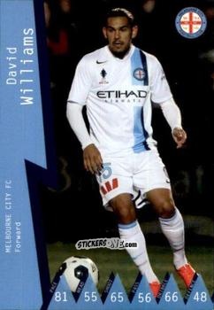 Figurina David Williams - Football Australia Trading Cards 2014-2015 n. 45 - Tap'N'Play