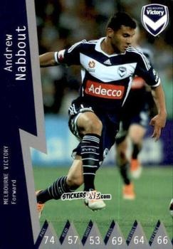 Sticker Andrew Nabbout - Football Australia Trading Cards 2014-2015 n. 51 - Tap'N'Play