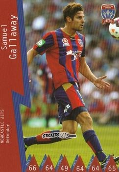 Sticker Samuel Gallaway - Football Australia Trading Cards 2014-2015 n. 76 - Tap'N'Play