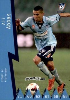 Sticker Ali Abbas - Football Australia Trading Cards 2014-2015 n. 92 - Tap'N'Play