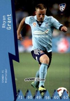 Cromo Rhyan Grant - Football Australia Trading Cards 2014-2015 n. 100 - Tap'N'Play