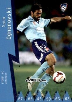 Sticker Sasa Ognenovski - Football Australia Trading Cards 2014-2015 n. 101 - Tap'N'Play