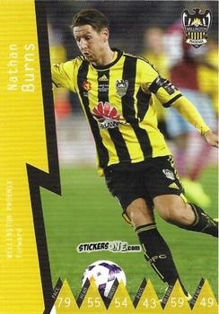 Sticker Nathan Burns - Football Australia Trading Cards 2014-2015 n. 116 - Tap'N'Play
