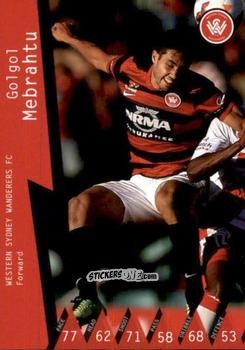 Figurina Golgol Mebrahtu - Football Australia Trading Cards 2014-2015 n. 123 - Tap'N'Play