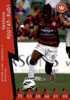 Figurina Kwabena Appiah-Kubi - Football Australia Trading Cards 2014-2015 n. 126 - Tap'N'Play