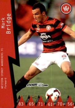 Figurina Mark Bridge - Football Australia Trading Cards 2014-2015 n. 128 - Tap'N'Play