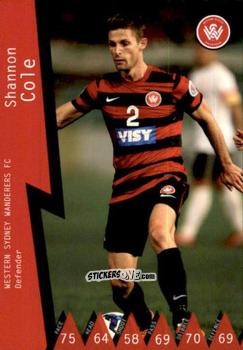 Figurina Shannon Cole - Football Australia Trading Cards 2014-2015 n. 132 - Tap'N'Play