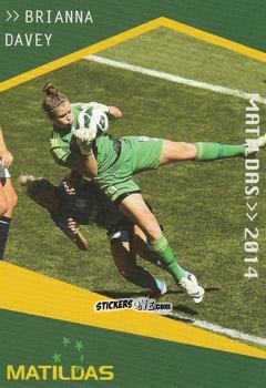 Sticker Brianna Davey - Football Australia Trading Cards 2014-2015 n. 140 - Tap'N'Play
